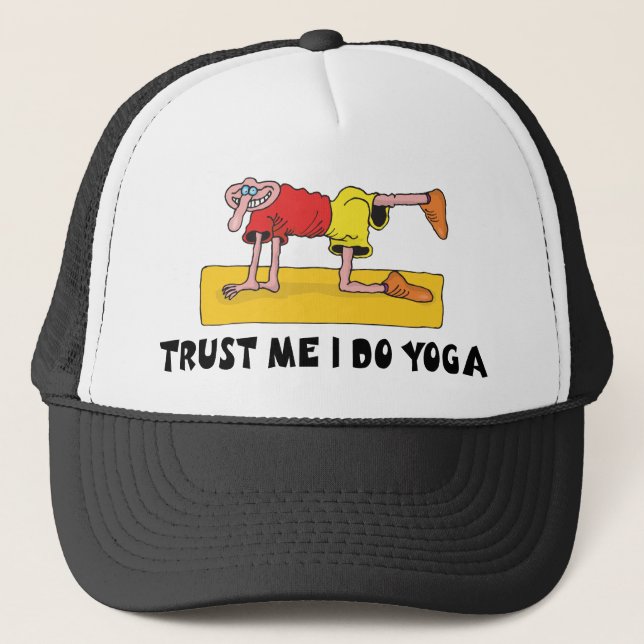 Rolig Yoga Truckerkeps (Framsida)
