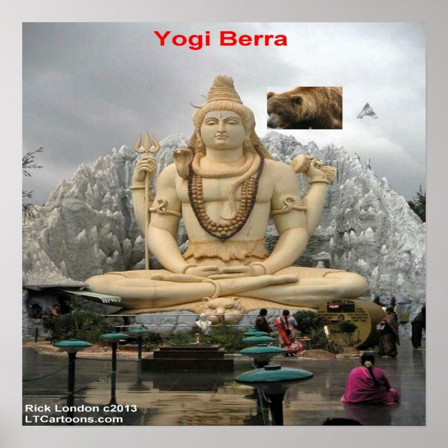 Rolig Yogi Deja Vu igen Poster (Framsidan)