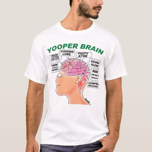 ROLIG YOOPER-HJÄRNT-TRÖJA FÖR YOOPERS T-SHIRT