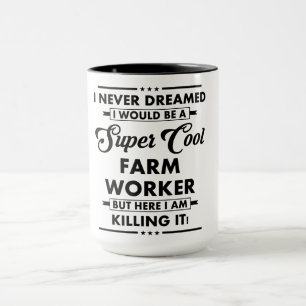 Rolig yrke/Profession Super Cool Gårdsarbetare Mugg