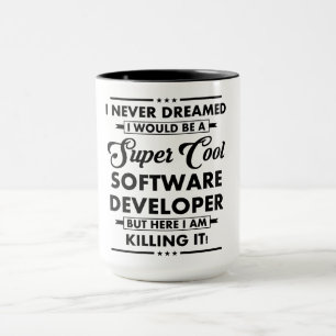Rolig yrke/yorkesroll Super Cool Utvecklare Mugg