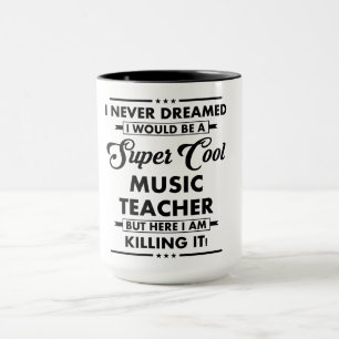 Rolig yrke/yrkesroll Supercool lärare Mugg