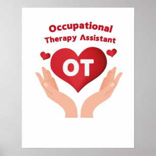 Rolig yrkes- terapiassistentgåva poster