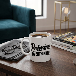 Rolig Yrkesmässig Övertänkare Kaffemugg