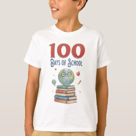 Roliga 100 dagar i skolan t shirt