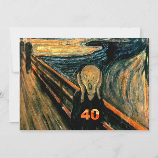 Roliga 40-års inbjudningar (Framsida)