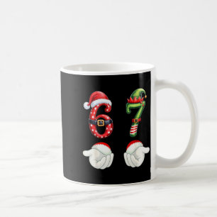 Roliga 67 julpyjamas Six Seven Meme 6 7 Tomte  Kaffemugg