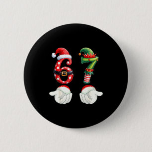 Roliga 67 julpyjamas Six Seven Meme 6 7 Tomte  Knapp