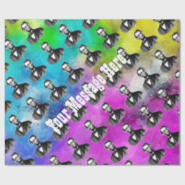 Roliga Abraham Lincoln skuggar in Presentpapper