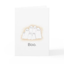 Roliga akvarellspöken Halloween