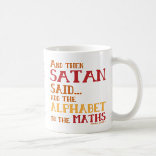 Roliga AlgebraalfabetMaths Kaffemugg