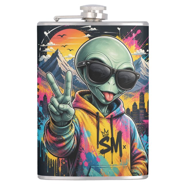 Roliga Alien-vibbar Fickplunta (Framsidan)