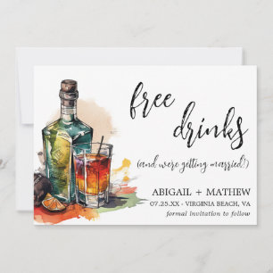 Roliga Alkoholhaltiga Dryck Cocktail Trendig Foto Spara Datumet