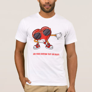 Roliga Alla Hjärtans Dag Dabba Hjärtan Alla Hjärta T Shirt