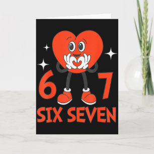 Roliga Alla Hjärtans Dag Sex Sju Hjärtan 6 7 Meme Kort