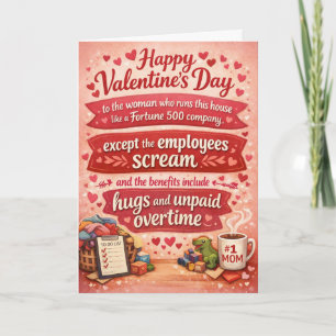 Roliga Alla Hjärtans-dags-kort till Mamma Kort