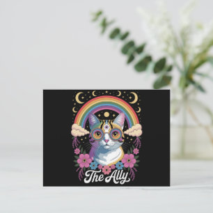 Roliga Ally Ca Pride-solglasögon Gay Pride HBTQ  Vykort