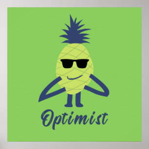 roliga älskare av ananas poster