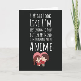 Roliga Anime-kort Japanska Kawaii Otaku Humor Kort
