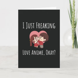 Roliga Animerkort Otaku Kawaii Japansk Humor Kort