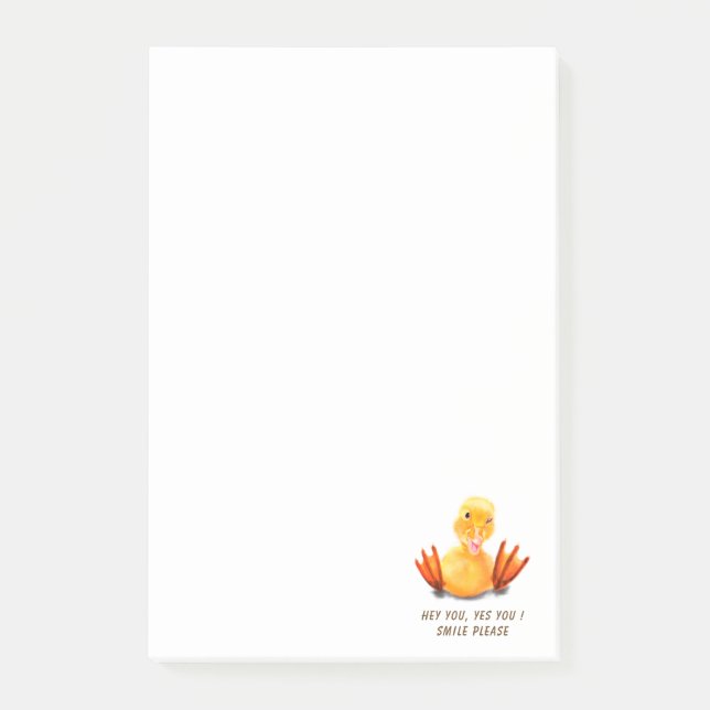 Roliga anka Post it-lappar Post-it Block (Framsida)