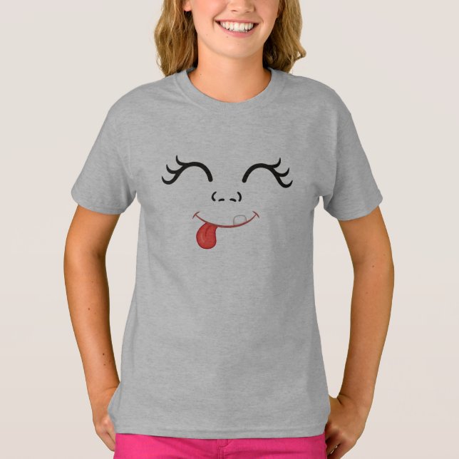 Roliga Ansikten T Shirt (Framsida)