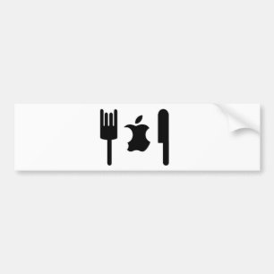 Roliga Apple Bildekal