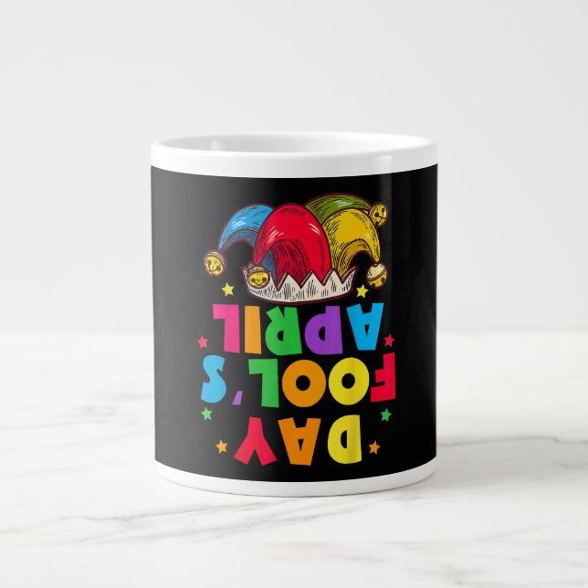 Roliga aprilskämt Kit 1 april skämt Jumbo Mugg (Framsidan)