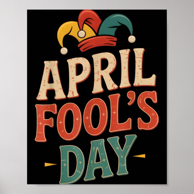 Roliga aprilskämt pranks kit 1 april skämt poster (Framsidan)