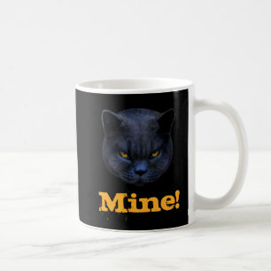Roliga arga kattnågot att säga bryter! kaffemugg