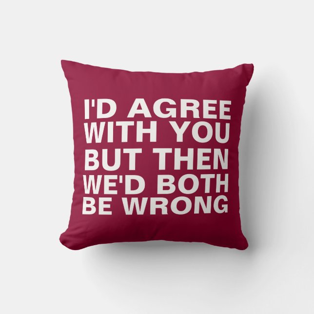 Roliga argument kudde (Framsida)
