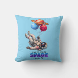 Roliga Astronaut Planet Ballonger - Jag Behöver Me Kudde
