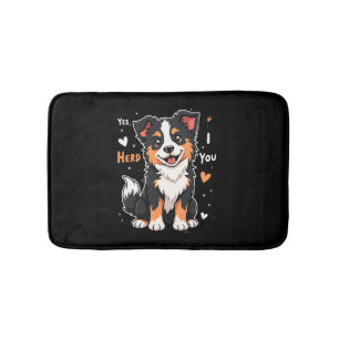 Roliga Australian Shepherd Mamma Gåvor Aussie Ja J Badrumsmatta