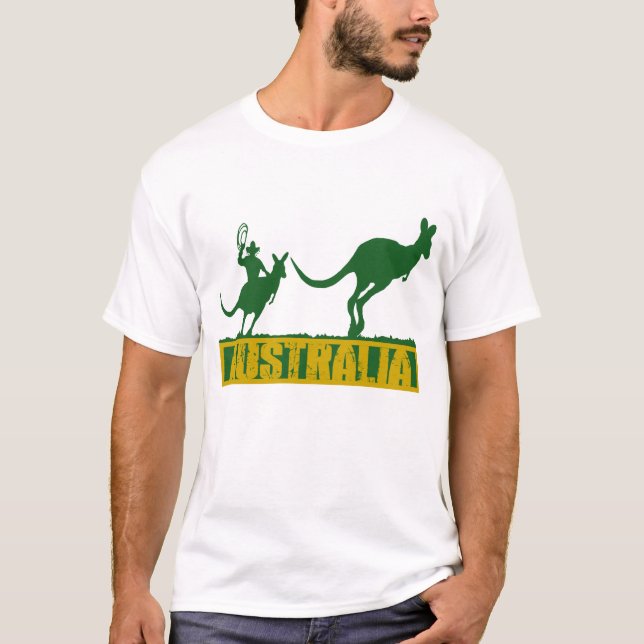 Roliga Australien T Shirt (Framsida)