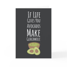 Roliga Avokadokort Frukt Guacamole Modern Trendig