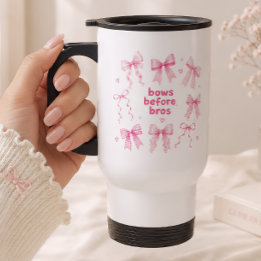 Roliga Bågar Före Bröder Söt Rosa Coquette Present Resemugg