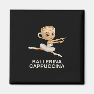 Roliga Barn 67 Meme Llerina Cappuccina Italienska Magnet