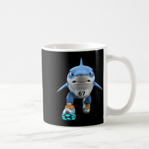 Roliga Barn 67 Meme Tralalero Tralala Löpare Itali Kaffemugg