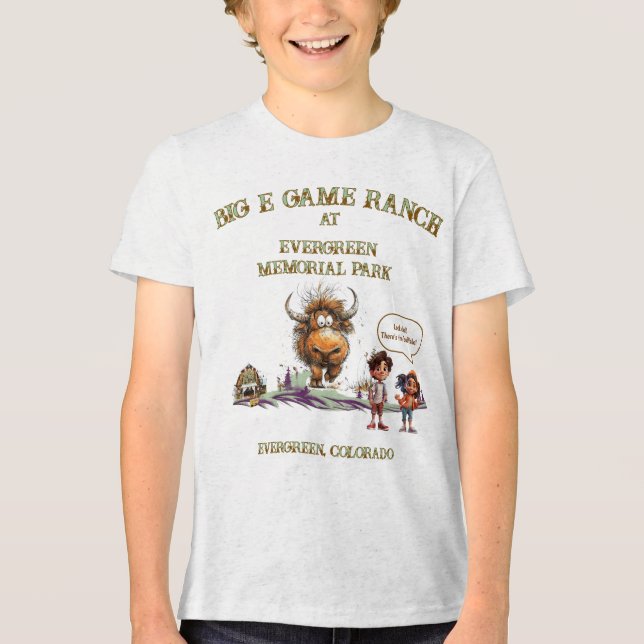 Roliga barn amerikansk buffel bison 2 T-Shirt (Framsida)
