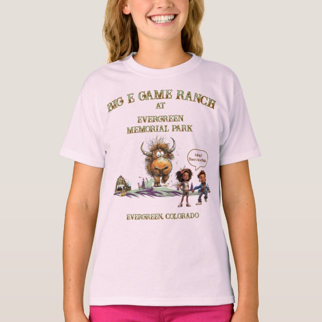 Roliga barn bison Amerikansk buffel 1 T-Shirt (Framsida)