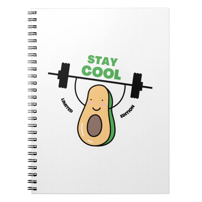 roliga barn håller cool för skolan anteckningsbok (Framsidan)