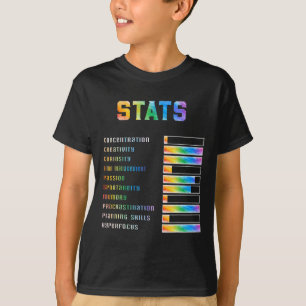 Roliga barn med ADHD-statistik Neurodiversitet ADH T Shirt