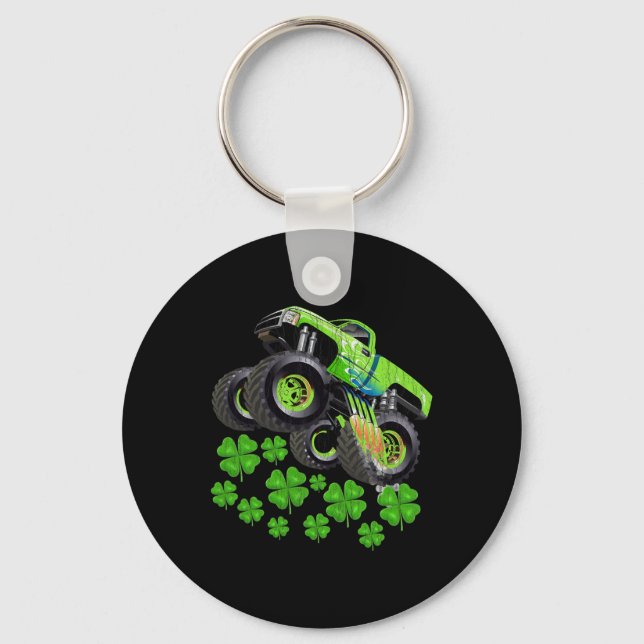 Roliga Barn Pojkar St Patricks Day Småbarn Lucky M Nyckelring (Framsida)