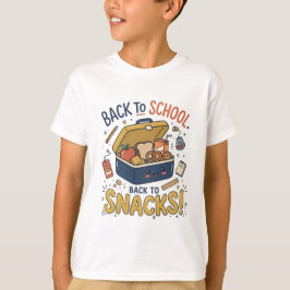 Roliga barn tillbaka till skolan t-shirt tillbaka