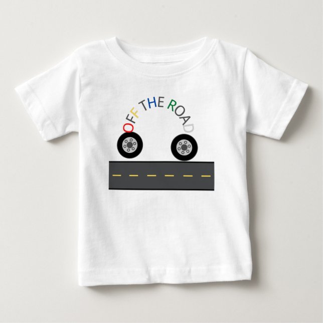 Roliga Barn  Vitt T Shirt (Framsida)