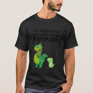 Roliga barnbarn, jag försöker vara snäll men jag t shirt
