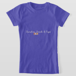 Roliga barns sommar-t-shirt Solsken Snacks Och Tup T Shirt