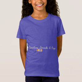 Roliga barns sommar-t-shirt Solsken Snacks Och Tup T Shirt