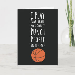Roliga Basketkort Lags humor Sport Kort