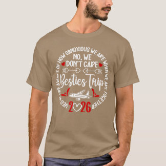 Roliga Bästa Kompis-resa 2026 Semester Bästa Vänne T Shirt